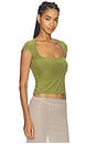 view 2 of 4 Winona Top in Summer Olive