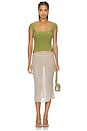 view 4 of 4 Winona Top in Summer Olive