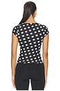 view 3 of 4 Winona Top in Antique Noir Dot