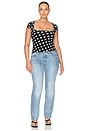 view 8 of 8 WINONA 탑 in Antique Noir Dot