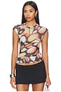 view 1 of 4 Nina Top in Brandy Butterfly