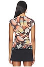 view 4 of 4 Nina Top in Brandy Butterfly