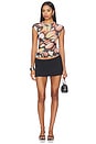 view 5 of 4 Nina Top in Brandy Butterfly