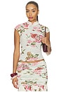 view 1 of 4 Adjoa Top in Layered Roses