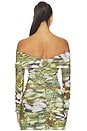 view 4 of 4 Coyle Top in Mixed Snake Swirl