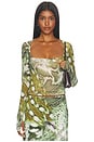 view 1 of 4 Ines Top in Vintage Snake Swirl