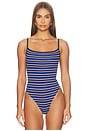 view 2 of 6 BODY FRANCES in Indigo Stripe