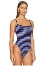 view 4 of 6 BODY FRANCES in Indigo Stripe