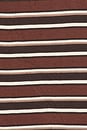 view 6 of 5 Madsen Top in Chocolate Stripe