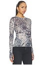 view 2 of 4 Kaylee Top in Patchwork Animal