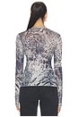 view 4 of 4 Kaylee Top in Patchwork Animal