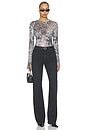 view 5 of 4 Kaylee Top in Patchwork Animal