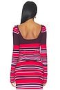 view 4 of 4 Madsen Top in Striped Kiss