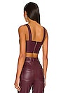 view 3 of 4 Koa Vegan Leather Top in Port Royale