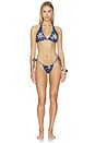 view 4 of 5 TOP BIKINI MYKONOS in Navy Shooting Stars