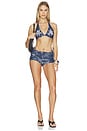 view 5 of 5 BAS DE MAILLOT DE BAIN CALI in Navy Shooting Stars