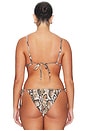 view 6 of 8 Capri Bikini Top in Sand Serpent