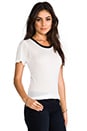 view 2 of 4 Brit Tee in White