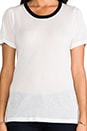 view 4 of 4 Brit Tee in White