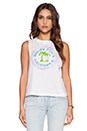 view 1 of 3 Abby Malibu Stamp Tank in White