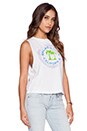 view 2 of 3 Abby Malibu Stamp Tank in White
