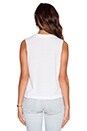 view 3 of 3 Abby Malibu Stamp Tank in White