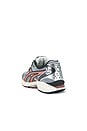 view 3 of 6 GEL-KAYANO 14 Sneaker in White & Papaya