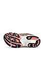 view 6 of 6 GEL-KAYANO 14 Sneaker in White & Papaya