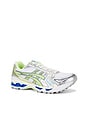 view 2 of 6 Gel-kayano 14 in White & Lime Green