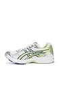 view 5 of 6 Gel-kayano 14 in White & Lime Green