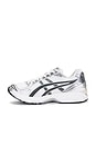 view 5 of 6 Gel-kayano 14 in White & Graphite Grey