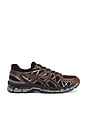 view 1 of 6 Gel-Kayano 20 Sneaker in Black & Reddish Brown