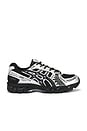 view 1 of 6 Gel-Kayano 12.1 Sneaker in Black & Graphite Grey