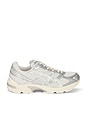 view 1 of 6 Gel-1130 Sneaker in Cream & Pure Silver