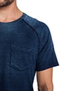 view 5 of 5 T-shirt  raglan avec poche in Vintage Indigo