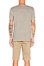 view 3 of 4 Ramsey Tee in Heather Grey & Desert Stone