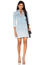 view 1 of 4 Jacqueline Button Up Dress in Crane