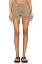 view 1 of 6 Analeigh Short in Sulfur Light Taupe