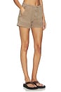 view 2 of 6 Analeigh Short in Sulfur Light Taupe