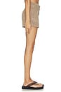 view 3 of 6 Analeigh Short in Sulfur Light Taupe