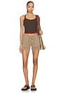 view 5 of 6 Analeigh Short in Sulfur Light Taupe