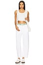 view 5 of 6 Hattie Crop in Gallery White