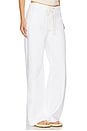 view 2 of 6 Stella Cinched Wide Leg in White
