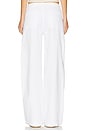 view 4 of 6 Stella Cinched Wide Leg in White