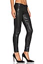 view 2 of 3 Leggings 7/8 in Leatherette Light Super Black
