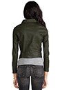 view 3 of 6 Biker Coated Jacket in Platoon