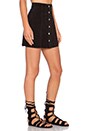 view 2 of 4 x Alexa Chung The Gove Skirt in Suede Super Black
