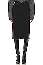 view 1 of 4 Tefi Midi Skirt in Black Cast