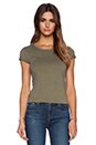 view 1 of 3 CAMISETA ALEXA CHUNG THE BOYFRIEND TEE in Faded Olive