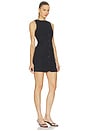 view 2 of 3 ROBE COURTE LEAH in Black